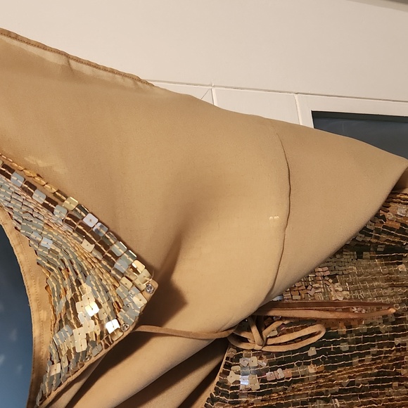 Gold sequin crop top - Picture 4 of 6